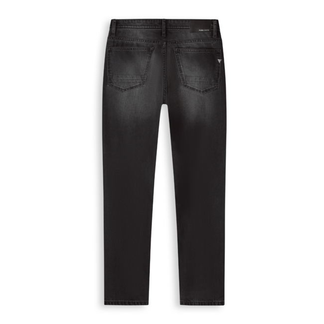 PURE PATH THE ERIC REGULAR FIT JEANS DENIM WASHED BLACK