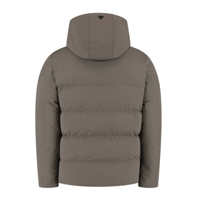 PURE PATH PUFFER JACKET LIGHT BROWN