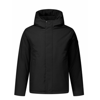 PURE PATH ACTIVE FLEX SHORT PARKA JACKET BLACK