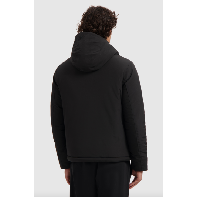 PURE PATH ACTIVE FLEX SHORT PARKA JACKET BLACK
