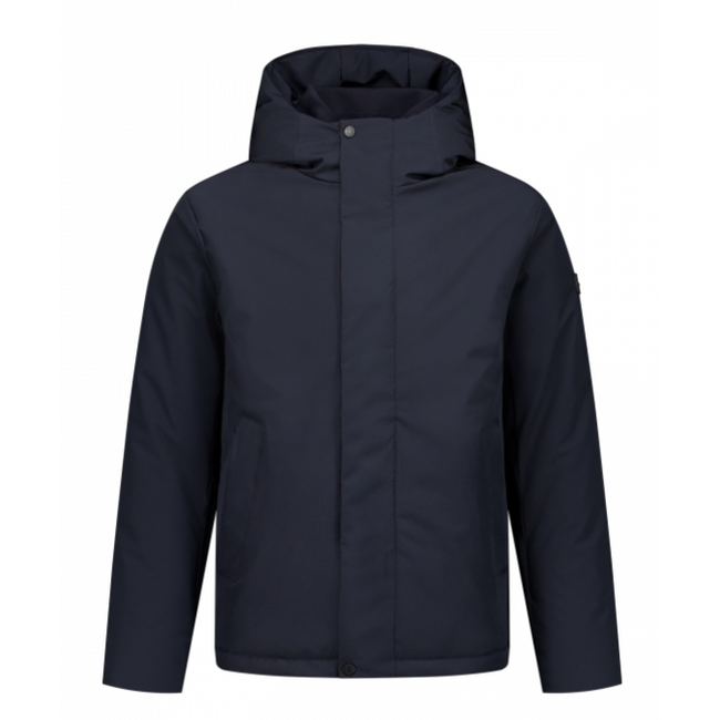 PURE PATH ACTIVE FLEX SHORT PARKA JACKET DARK NAVY