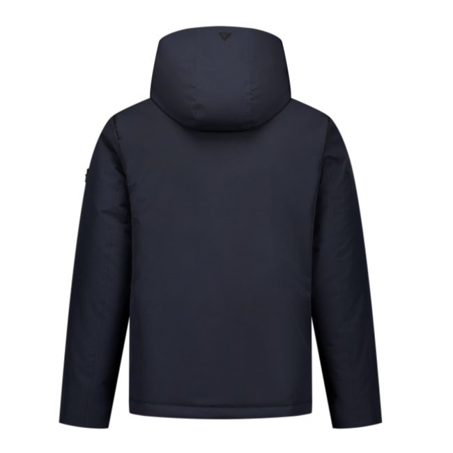 PURE PATH ACTIVE FLEX SHORT PARKA JACKET DARK NAVY