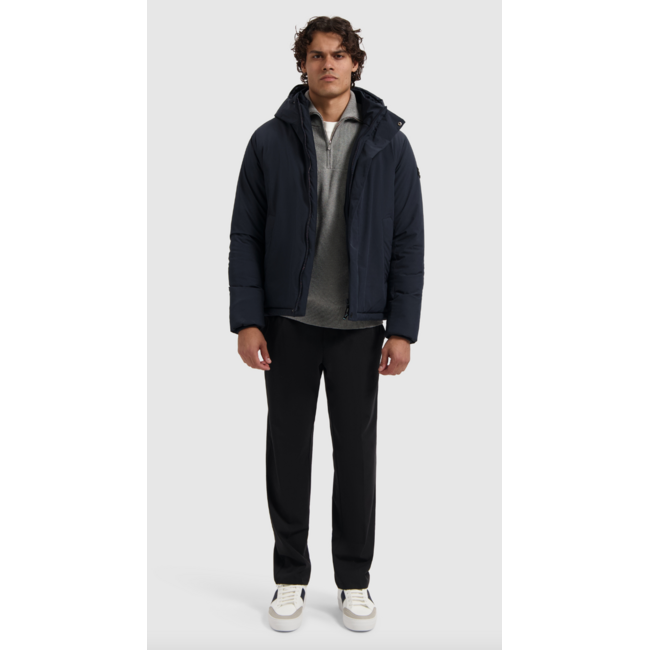 PURE PATH ACTIVE FLEX SHORT PARKA JACKET DARK NAVY
