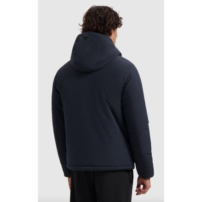 PURE PATH ACTIVE FLEX SHORT PARKA JACKET DARK NAVY