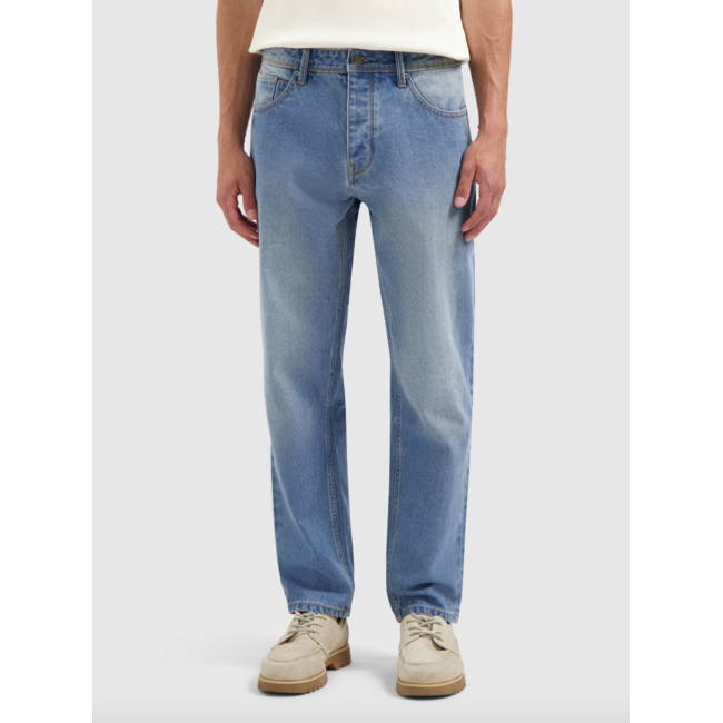 PURE PATH THE AIDEN LOOSE FIT JEANS DENIM MID BLUE