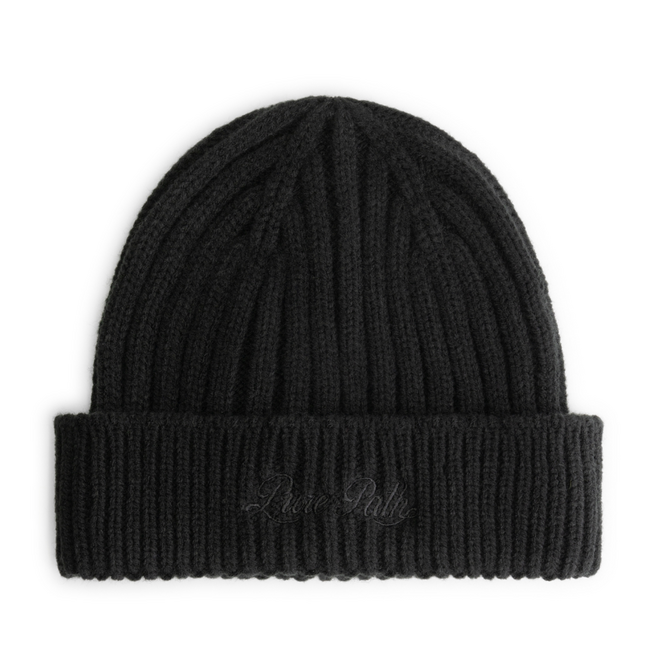 PURE PATH LOGO BEANIE BLACK