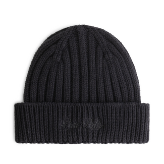 PURE PATH LOGO BEANIE DARK NAVY