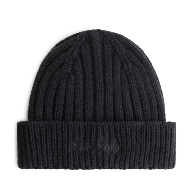 PURE PATH LOGO BEANIE DARK NAVY