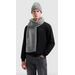 PURE PATH LOGO SCARF GREY MELANGE