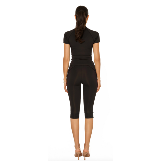 L.A Sisters OFFICIAL SCUBA CAPRI LEGGING BLACK