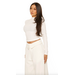 L.A Sisters LONG SLEEVE TURTLE NECK TOP CREAM