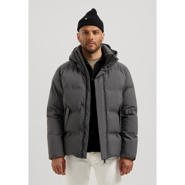Dstrezzed BRYS PUFFER PARKA DARK GRAY