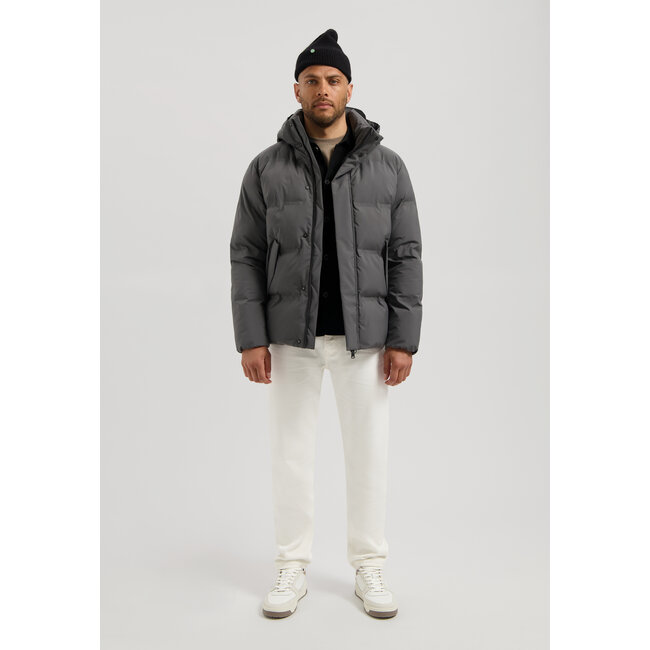 Dstrezzed BRYS PUFFER PARKA DARK GRAY