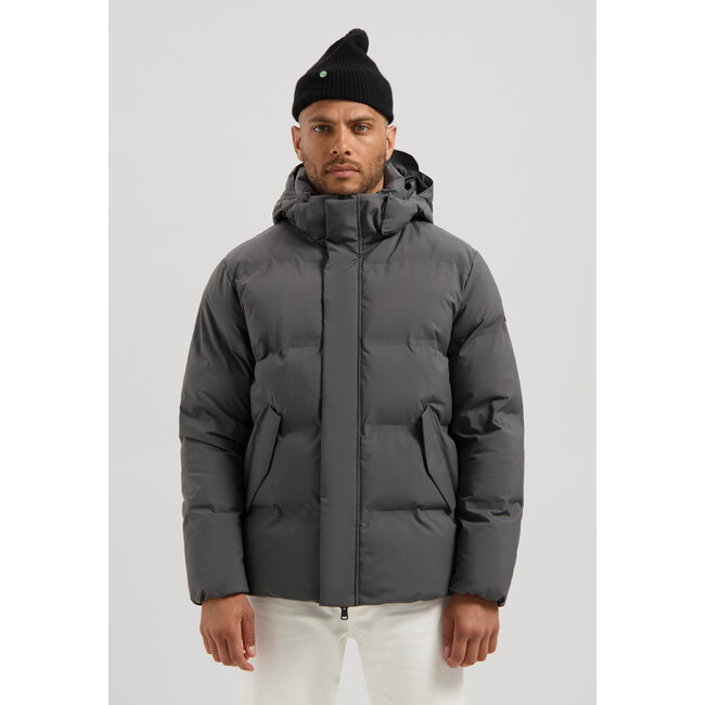 Dstrezzed BRYS PUFFER PARKA DARK GRAY