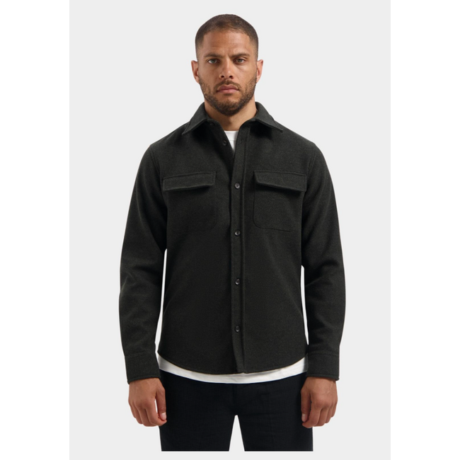 Dstrezzed ULRIK OVERSHIRT DARK BROWN