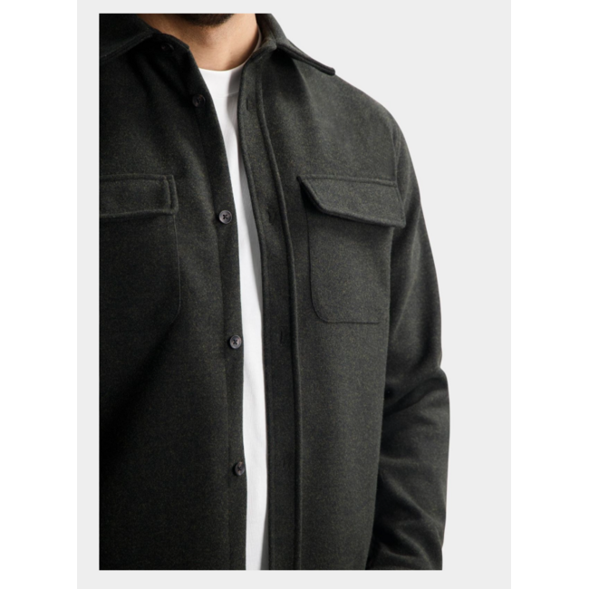 Dstrezzed ULRIK OVERSHIRT DARK BROWN