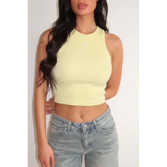 Unique the Label DANA HALTER TOP BRIGHT YELLOW