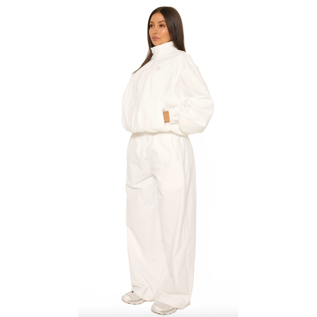 L.A Sisters L.A OFFICIAL EMBROIDERED TRACK PANTS WHITE