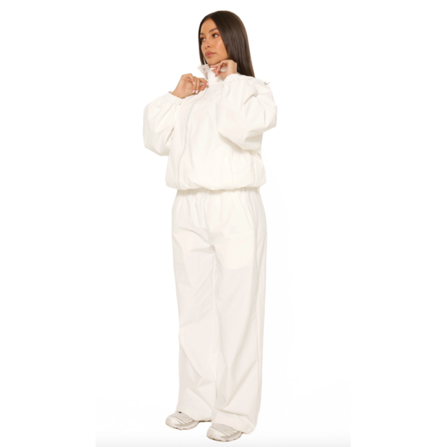 L.A Sisters L.A OFFICIAL EMBROIDERED TRACK PANTS WHITE