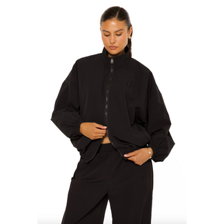 L.A Sisters L.A OFFICIAL EMBROIDERED ZIP UP JACKET BLACK