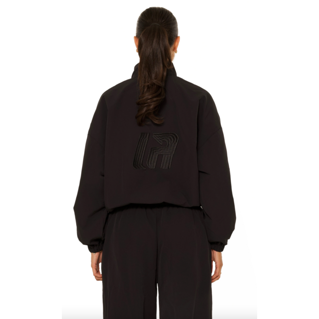 L.A Sisters L.A OFFICIAL EMBROIDERED ZIP UP JACKET BLACK