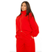 L.A Sisters L.A OFFICIAL EMBROIDERED ZIP UP JACKET RED