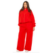L.A Sisters L.A OFFICIAL EMBROIDERED TRACK PANTS RED
