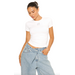 L.A Sisters L.A OFFICIAL RHINESTONE TOP WHITE