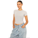 L.A Sisters L.A OFFICIAL RHINESTONE TOP GREY