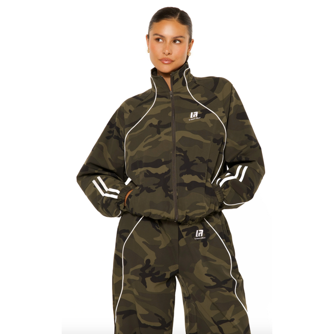 L.A Sisters LA OFFICIAL ZIP UP JACKET CAMOUFLAGE
