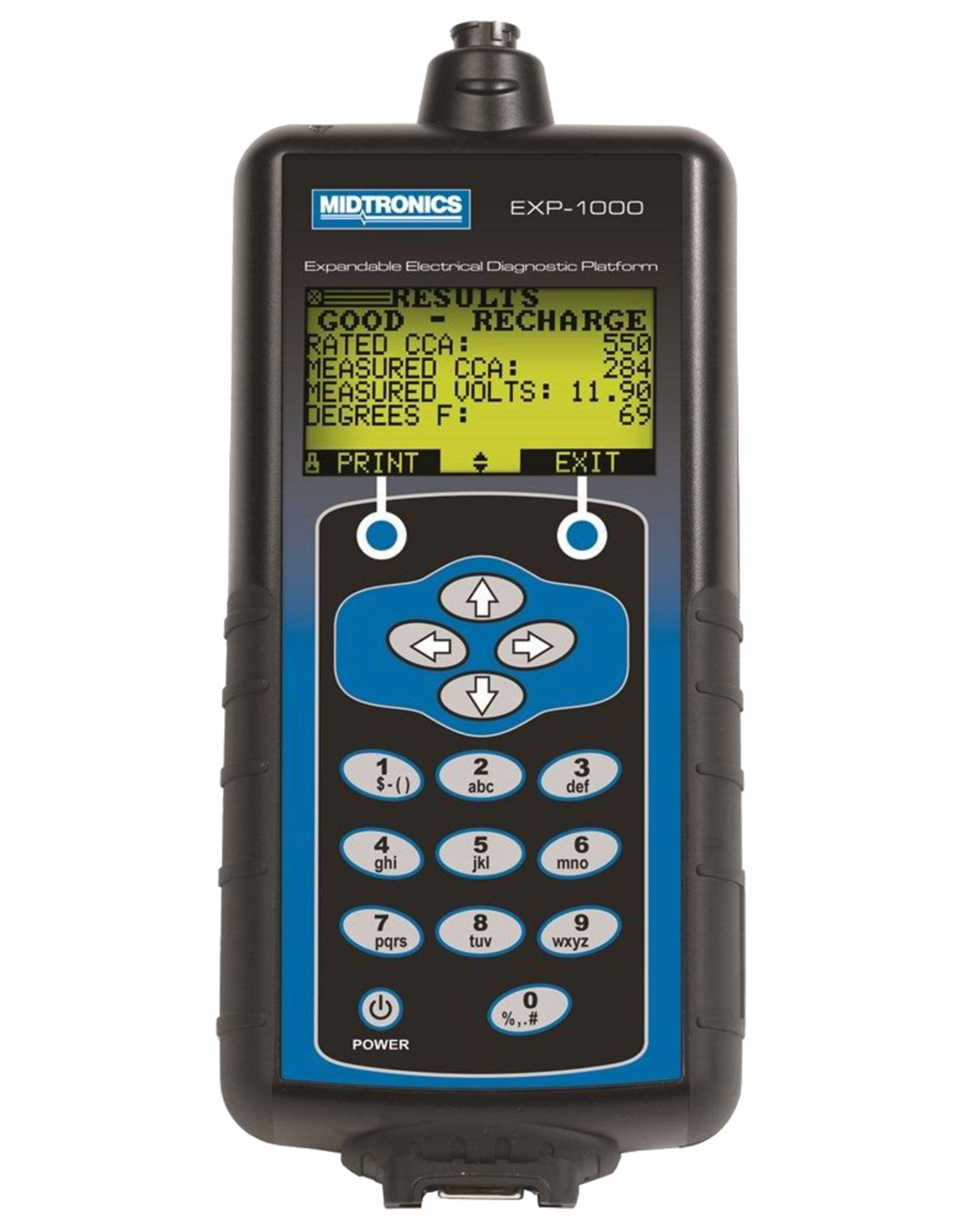 MIDTRONICS MIDTRONICS EXP-1000 HD TESTEUR DE BATTERIES ET DE CHARGE PROFESSIONNEL