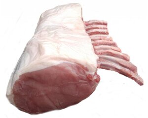 Yorkshire White rack of pork Varkens Rack of pork