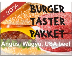 Beef & Steak 12 burgers, three flavors