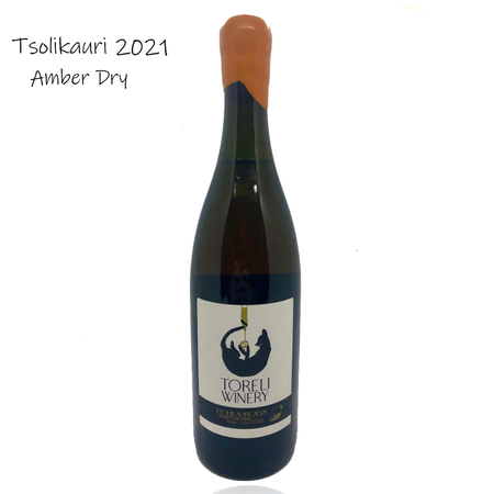 Toreli winery Tsolikauri Qvevri  Amber dry wine 2021
