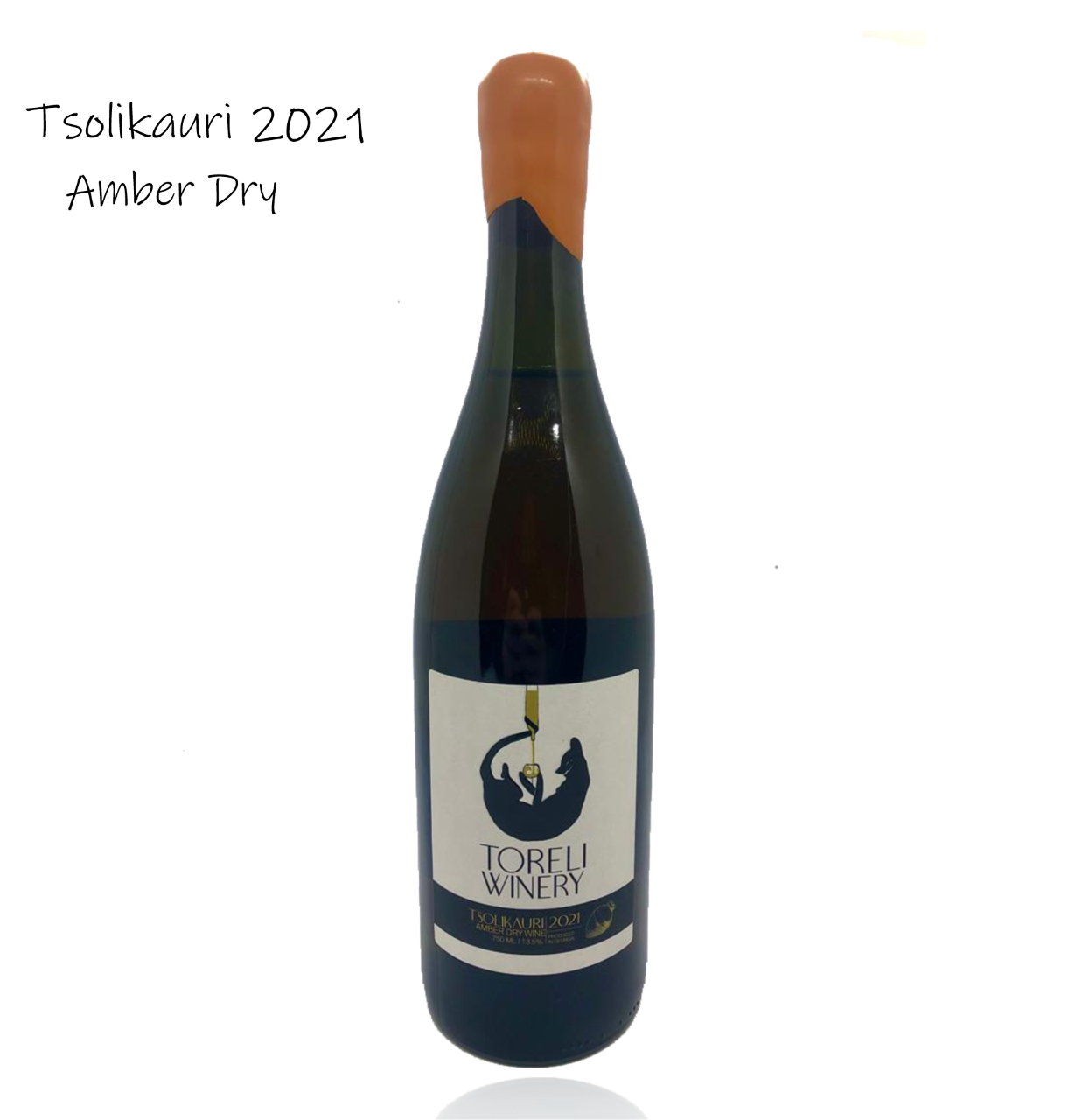 Toreli winery Tsolikauri Qvevri, Amber droge wijn 2021