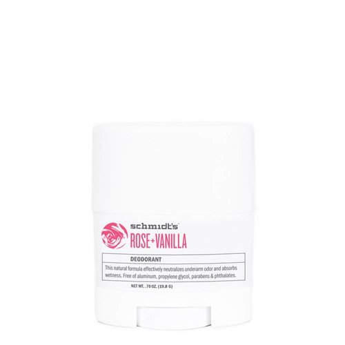 Schmidt's Naturals Deodorant Travel Stick Rose & Vanilla Schmidt's Naturals Deodorant Travel Stick Rose & Vanilla