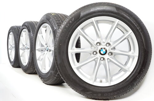 BMW BMW 5 series G30 G31 17 inch 618 Rims + Summer Tires Pirelli 7MM Runflat Original