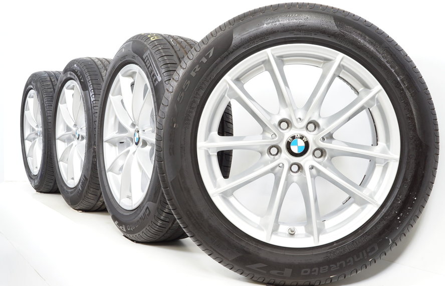 BMW BMW 5 series G30 G31 17 inch 618 Rims + Summer Tires Pirelli 7MM Runflat Original
