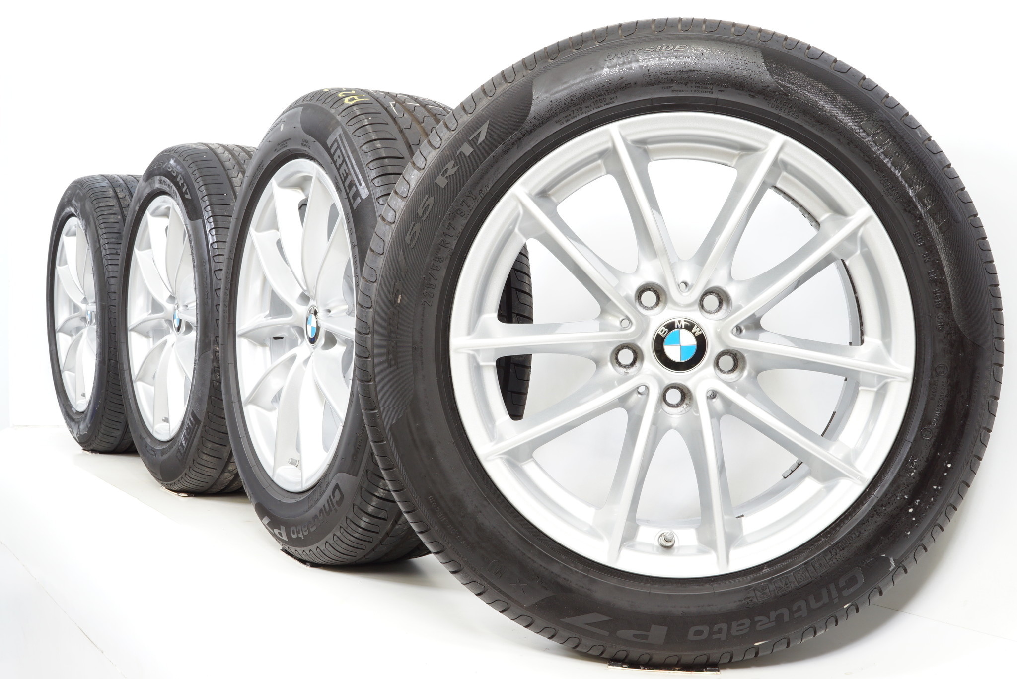 BMW 5 series G30 G31 17 inch 618 Rims + Summer Tires Pirelli 7MM