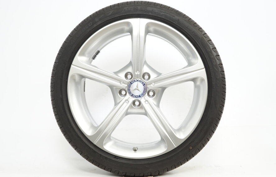 Mercedes Mercedes Class CLS W257 19 inch rims + Summer Tires Pirelli ZGAN Runflat Original