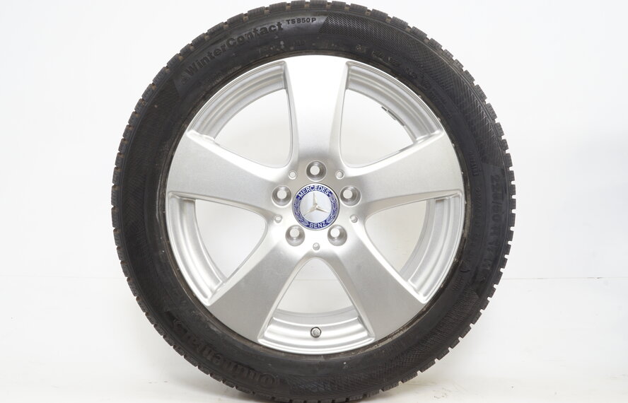 Mercedes Mercedes C Class W205 17 inch rims + Winter tires Continental Original