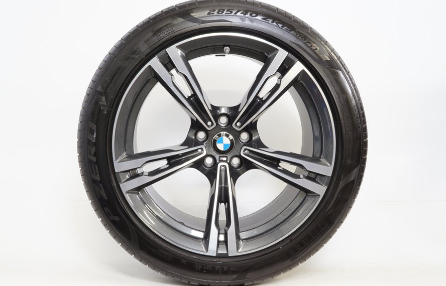 BMW BMW M5 F90 M8 F91 F92 19 inch 705 M rims + Summer Tires Pirelli Original
