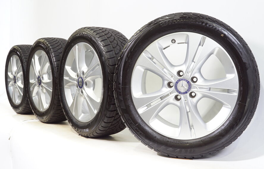 Mercedes Mercedes C Class W205 17 inch rims + Winter tires Bridgestone runflat Original