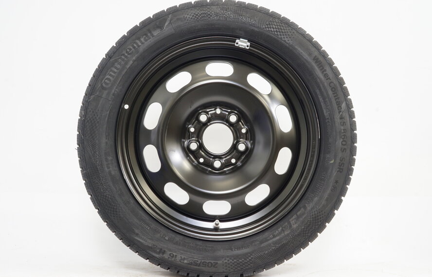 BMW BMW 1 Series F40 F41 2 Series Gran Coupe 16 inch Steel Rims NEW + Winter Tires Continental NEW Original Runflat original