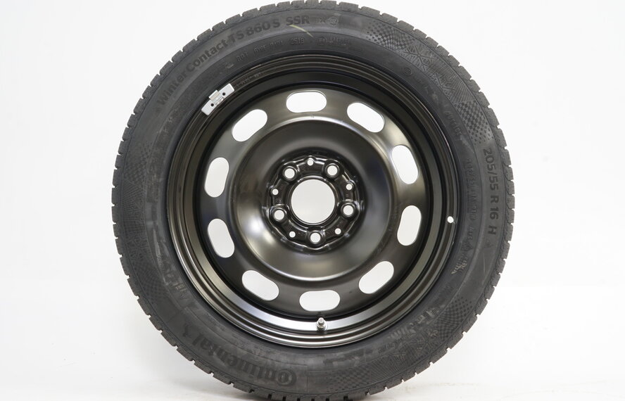 BMW BMW 1 Series F40 F41 2 Series Gran Coupe 16 inch Steel Rims NEW + Winter Tires Continental NEW Original Runflat original