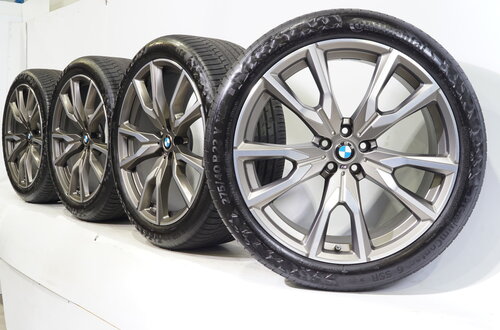 BMW BMW X7 G07 22 inch rims M755 + Summer Tires Continental Runflat Original