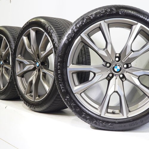 BMW X7 G07 22 inch rims M755 + Summer Tires Continental Runflat