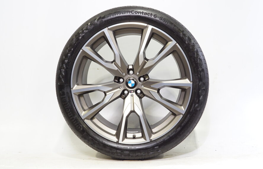 BMW BMW X7 G07 22 inch rims M755 + Summer Tires Continental Runflat Original