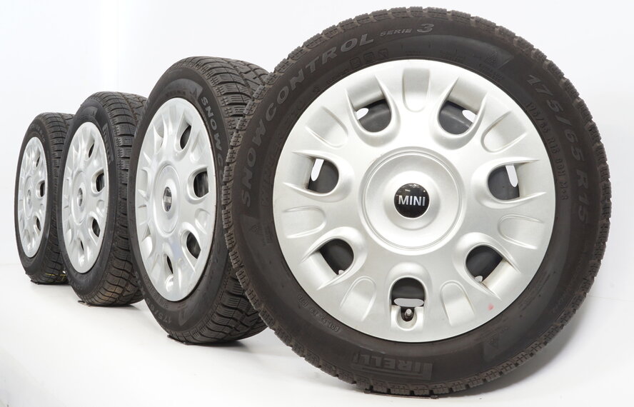 Mini Mini Cooper 15 inch F55 Steel rims + Winter tires Pirelli Original