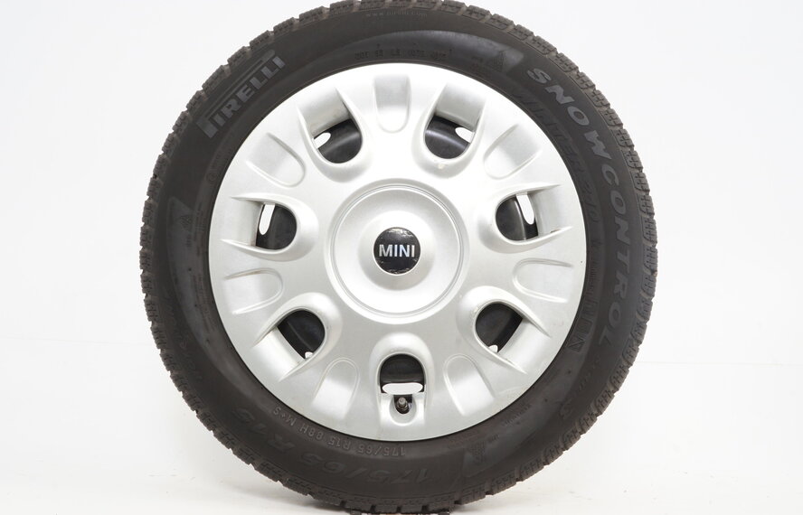 Mini Mini Cooper 15 inch F55 Steel rims + Winter tires Pirelli Original
